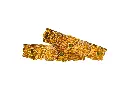 Traditional Gold-Plated Goddess Lakshmi Bangles with Green Stone Embellishments – Set of 2