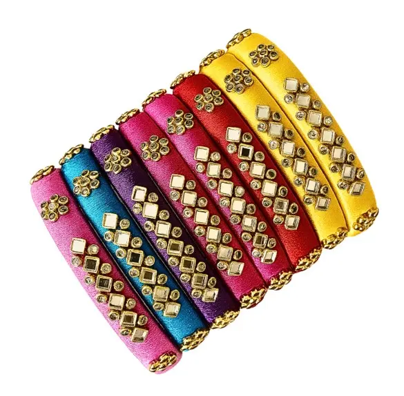 Color Carnival – Multicolor Thread Bangle Gift Set